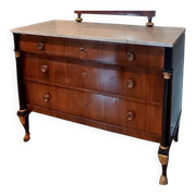 Empire chest of drawers with mirror - Italy, early 19th century (Lucca)