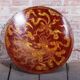 Asian Plate in Lacquered Wood, China, 1920s