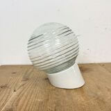 Vintage White Porcelain Wall Light, 1970s