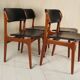 Model 49 dining chairs by Erik Buck for OD Møbler, 1960s