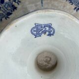 Gien - cup on pedestal - monogram C