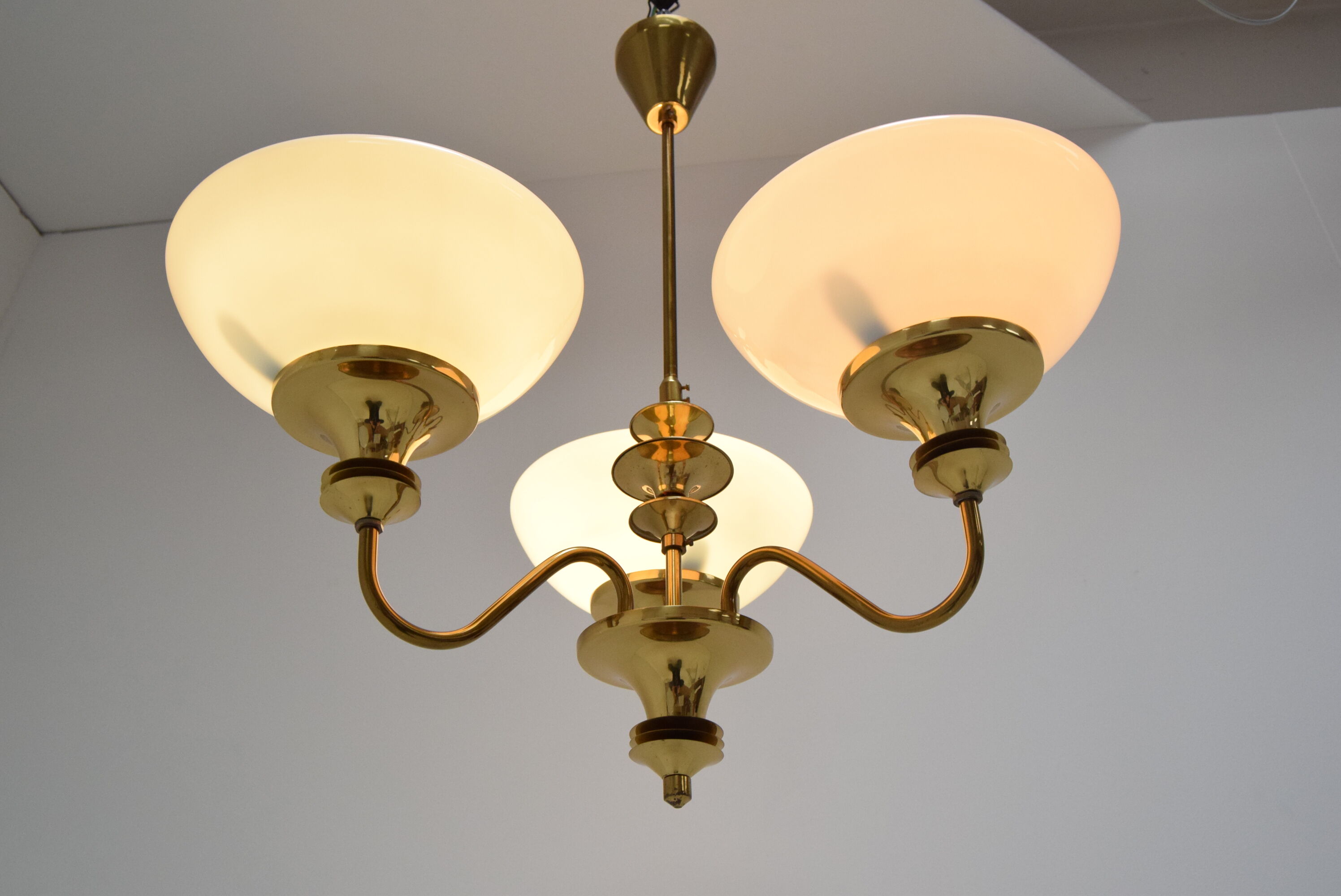 Mid-century chandelier, Czechoslovakia, 1970s