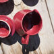 Art Deco Red Tea/Coffee Set
