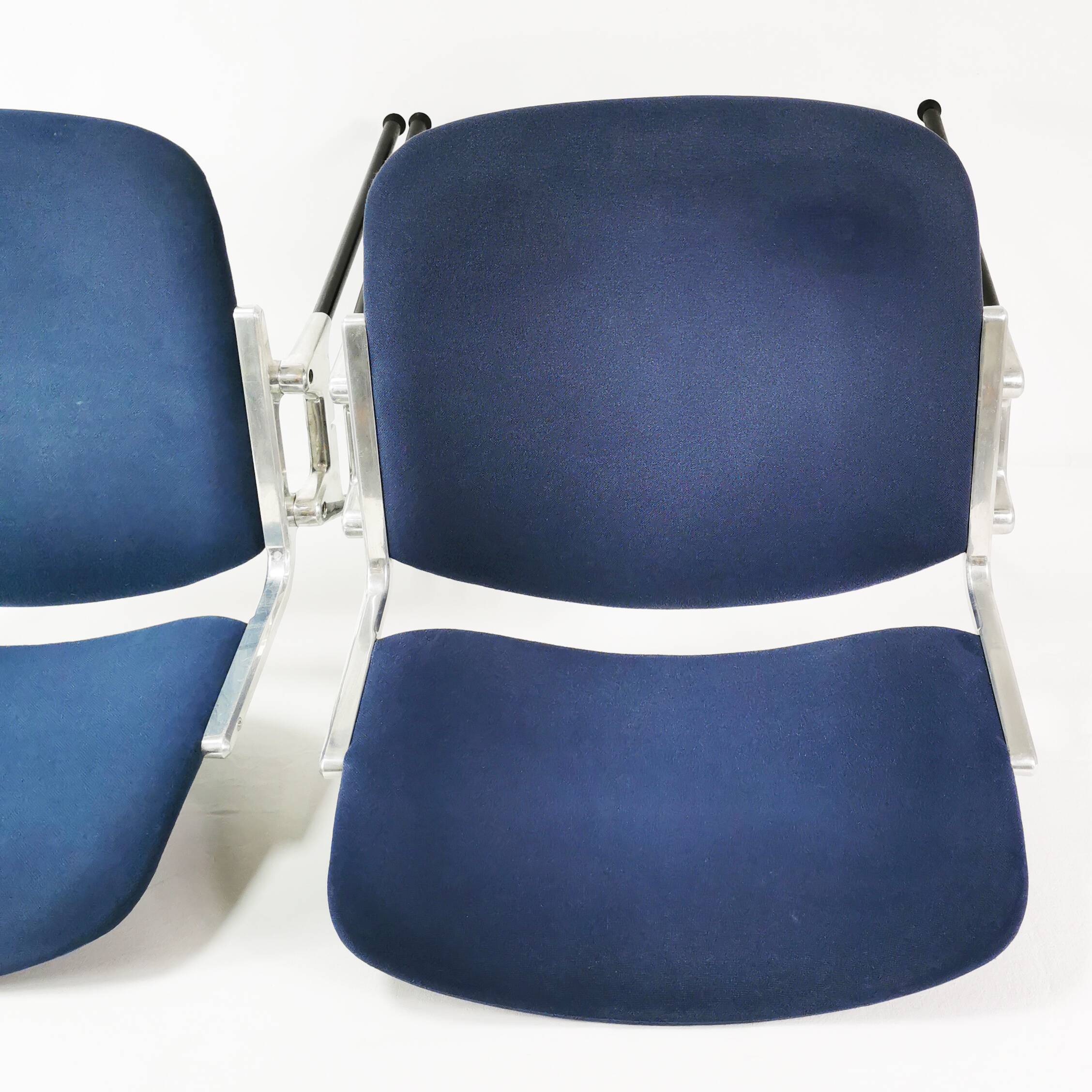 Pair of modernist chairs, Anonima Castelli, designed by G. Piretti, Italy