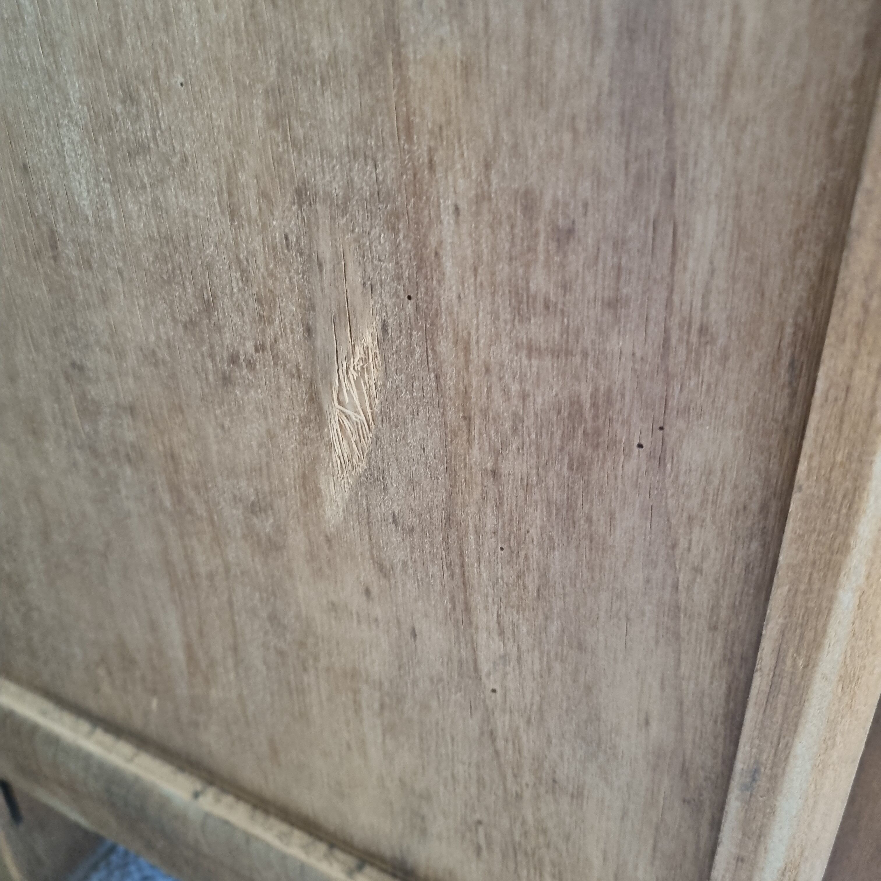 Parisian buffet in raw wood