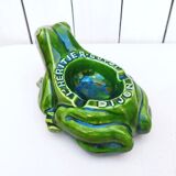 Frog advertising ashtray Héritier Guyot