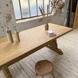 2m beech monastery table