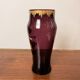 Antique Legras vase – Purple enamelled glass with gold – Art Nouveau