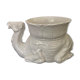 White Italian Ceramic Camel Flowerpot, Planter, Late 20th Century