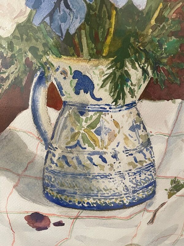 Painting anemones Still Life