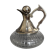 Small vintage carafe / jug in crystal and silver-plated metal – Style L