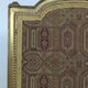 Louis XVI gilded wooden fire screen with tapestry