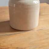 Stoneware mustard pot