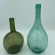Set of 2 glass bottles souffle xx eme type dame jeanne