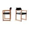 Paire de fauteuils Bridges minimalistes & modernistes 1970