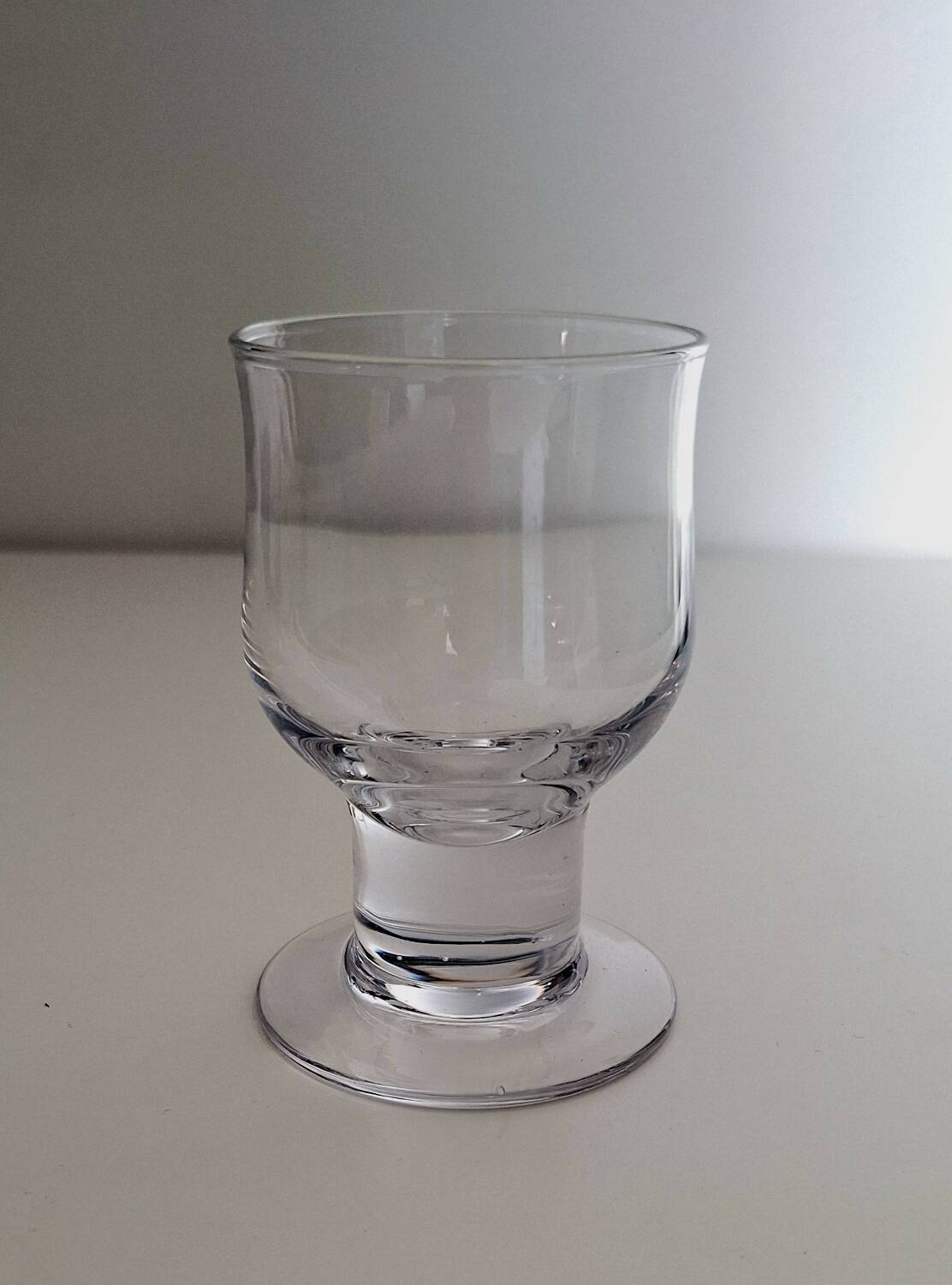 Thick vintage footed glasses