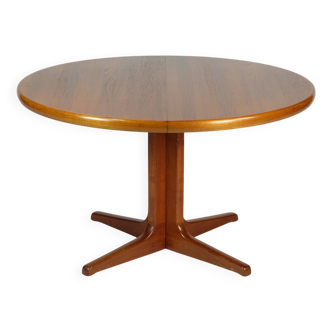 Vintage Teak Esstisch Dining Table Rund Erweiterbar Glostrup Danish Design