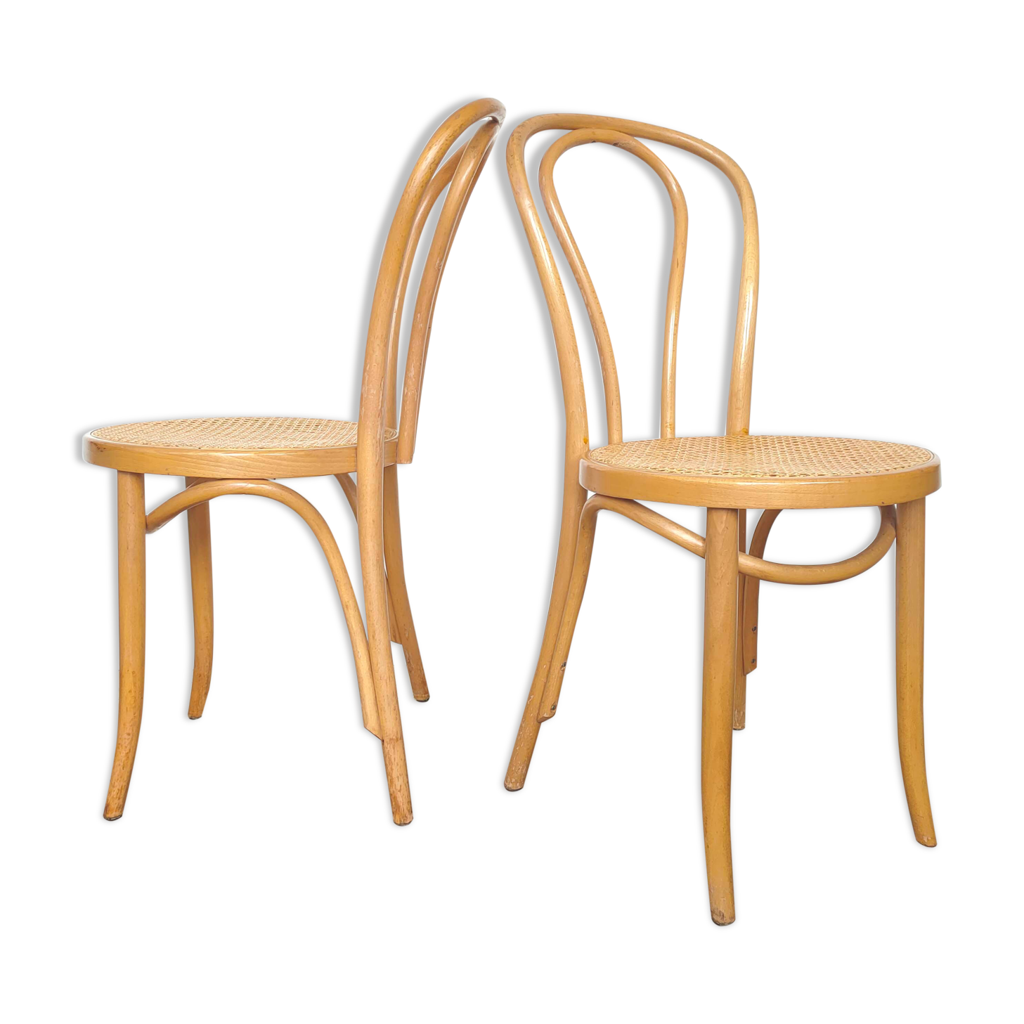 Paire de chaises cannées Thonet