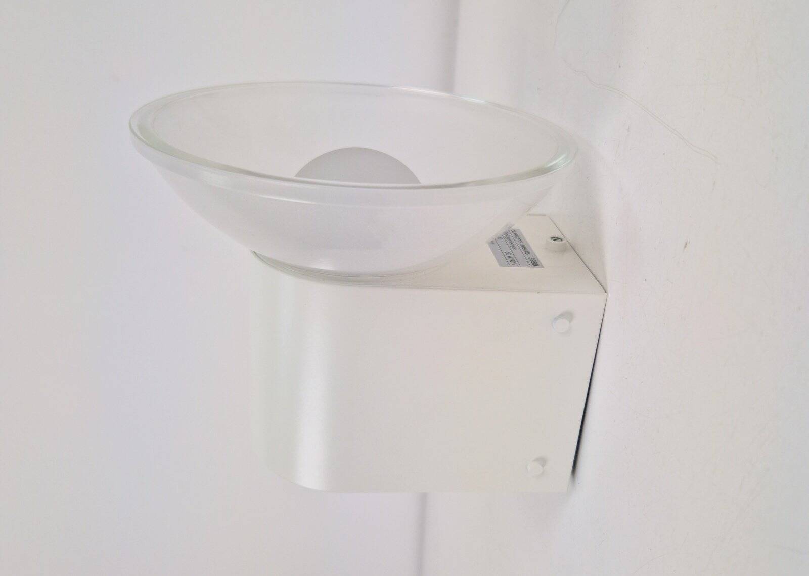 Minimalist 3980 Wall Lamp from Glashütte Limburg, 1970s