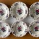 6 antique deep plates in Sarreguemines earthenware
