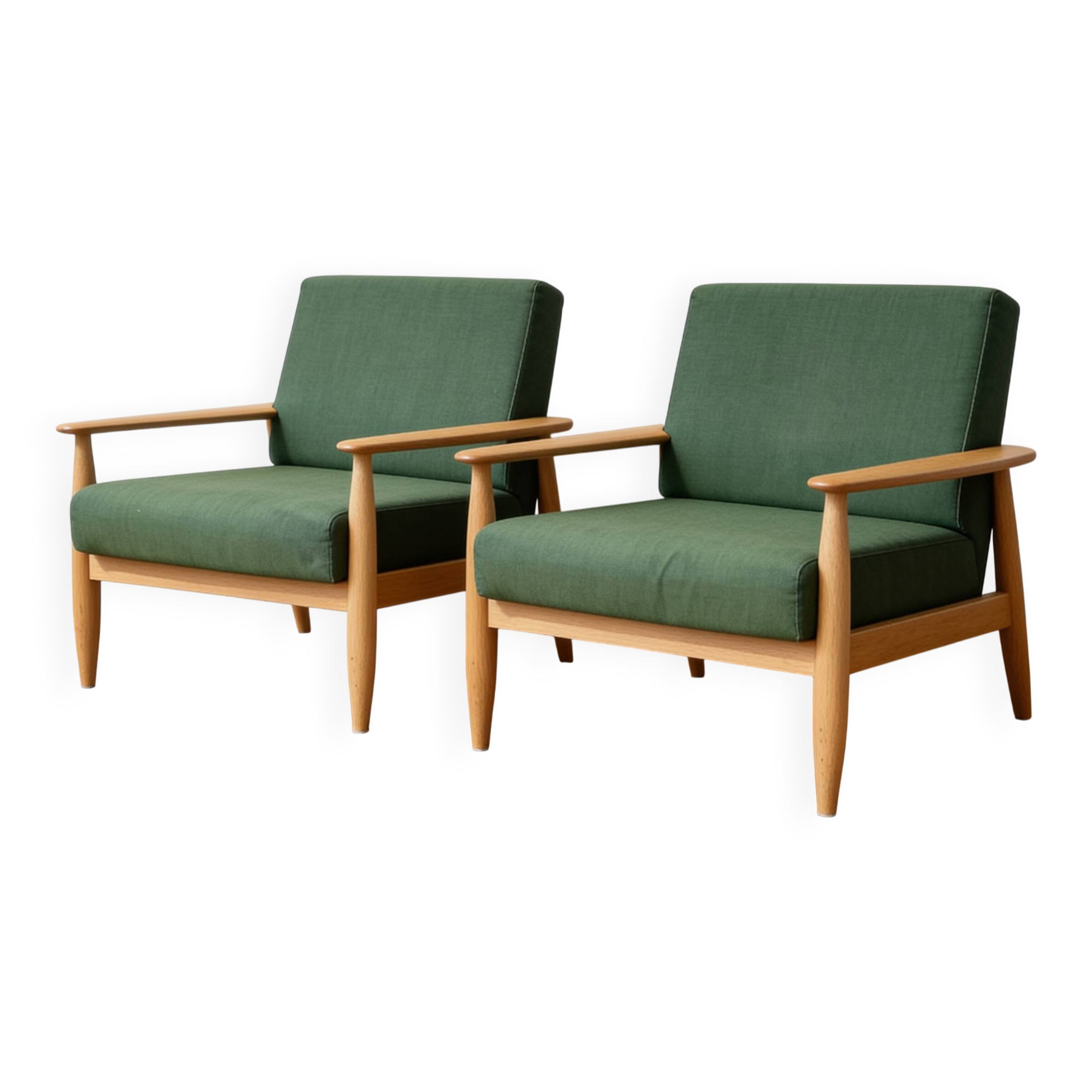 Pair of Scandinavian armchairs, Buzzy Space