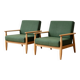 Pair of Scandinavian armchairs, Buzzy Space