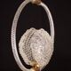 Midcentury Shell Trasparent Murano Glass Chandelier by Barovier e Toso, 194