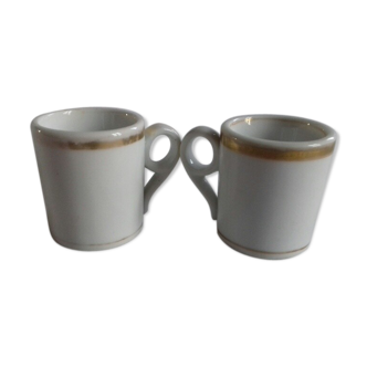 Lot de 2 tasses à café " brulot "