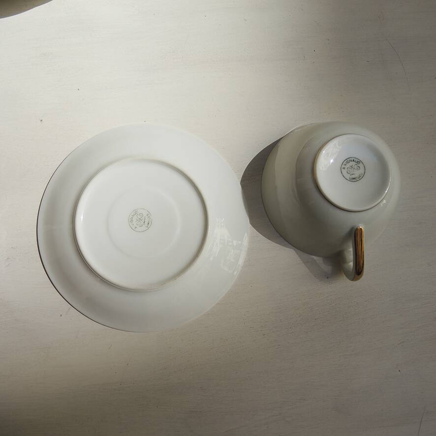 Antique A. Vignaud Porcelain Tea/Coffee Set