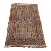handwoven Turkmen carpet