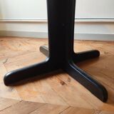 Gudme round Scandinavian extendable dining table vintage 1960