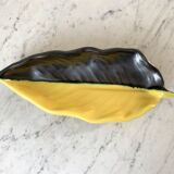Two-tone ceramic sheet signed 70s