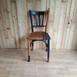 Mismatched bistro chairs