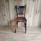 Mismatched bistro chairs