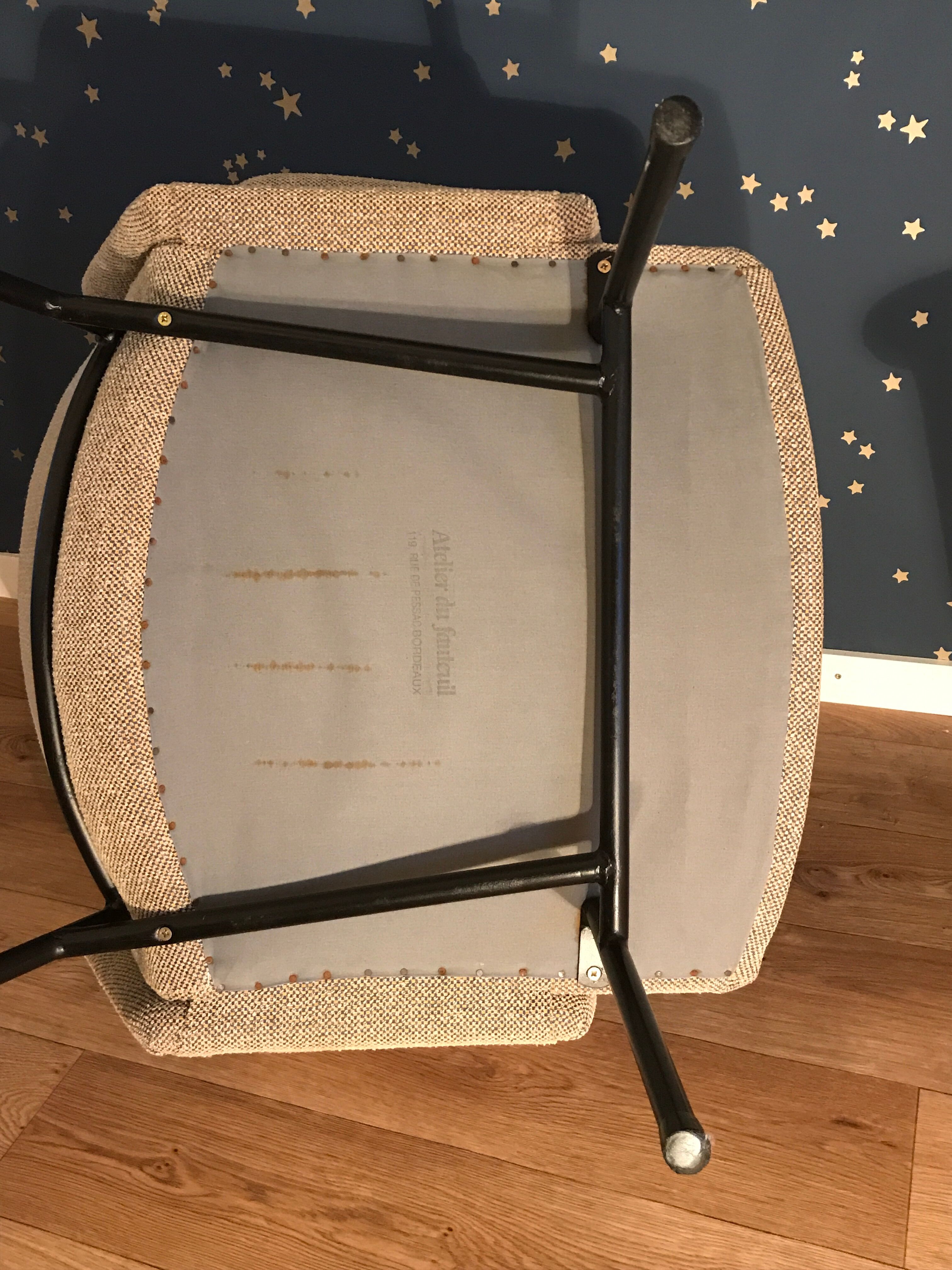 Splendid pair of chairs SK660 pierre Guariche steiner