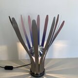 Vintage lamp 1980 "Flower" by Bernard Gitton - 44 cm