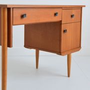 Scandinavian teak desk 1960 vintage