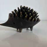 Vintage 1950 hedgehog ashtrays by Walter Bosse for Hertha Baller