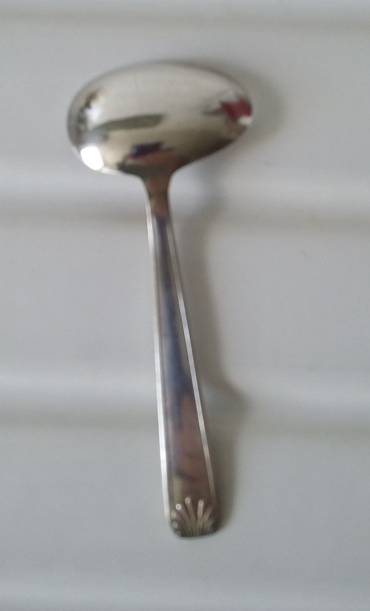 Silver metal boiling spoon