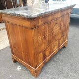 Medieval dresser Louis-Philippe in walnut