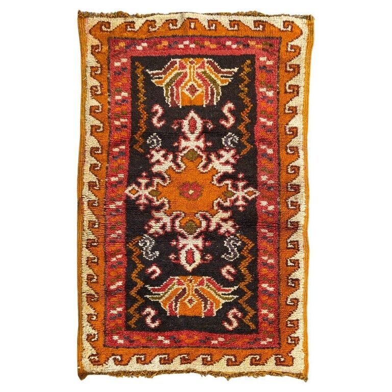 Vintage Moroccan tribal carpet 110x70 cm