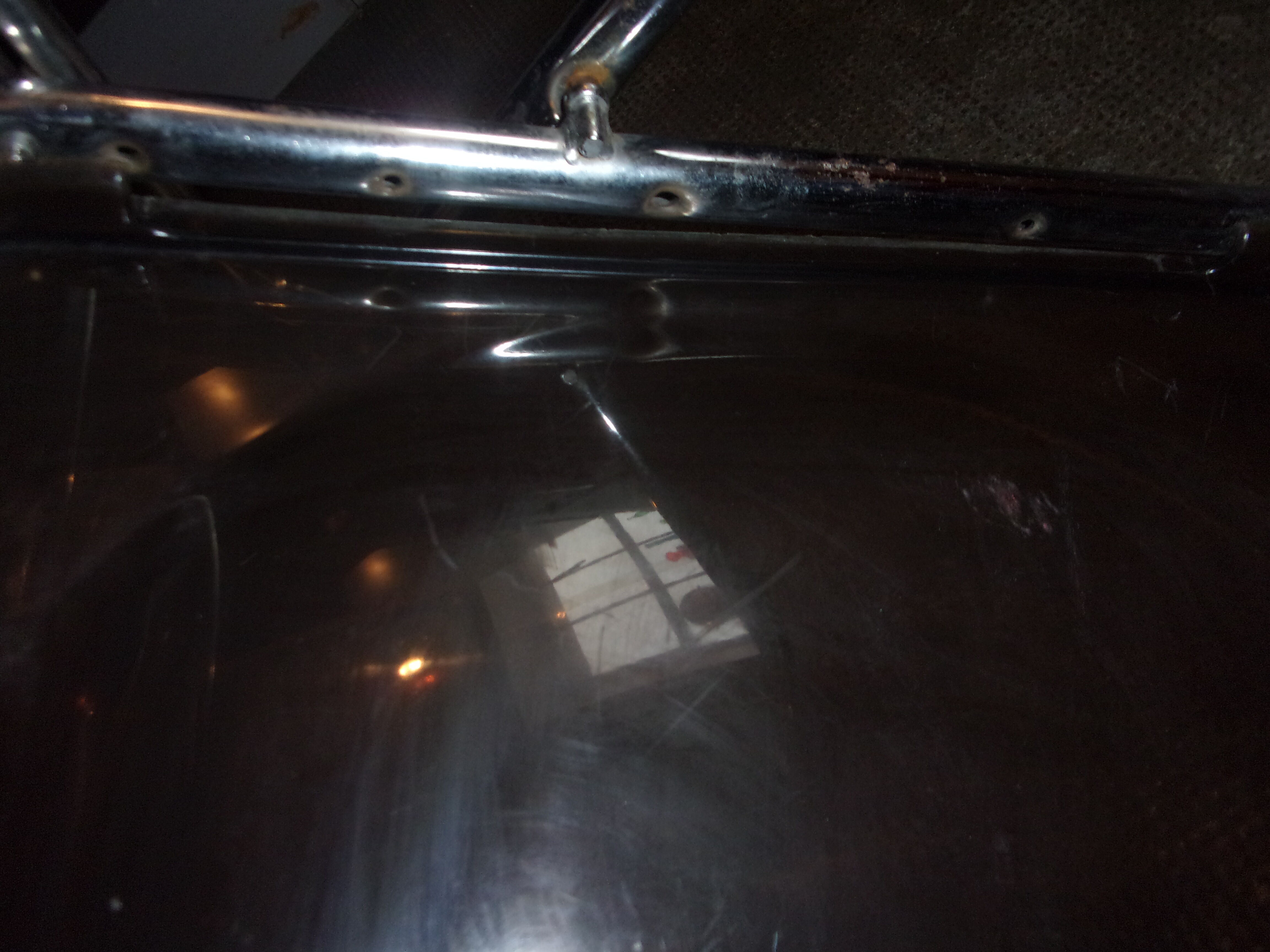 Plexid chrome folding chair 1970