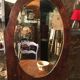 Miroir ovale biseauté 92x63