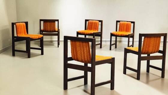 Dining Set from the Mid-20th Century – Table with 6 Chairs (1970s)