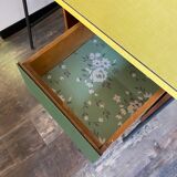 Yellow formica desk