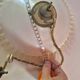 vintage white ceramic suspension complete with its electrical system