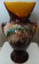 Vase en faience de style barbotine