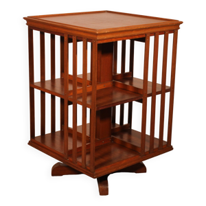 Bibliothèque Tournante - acajou blond