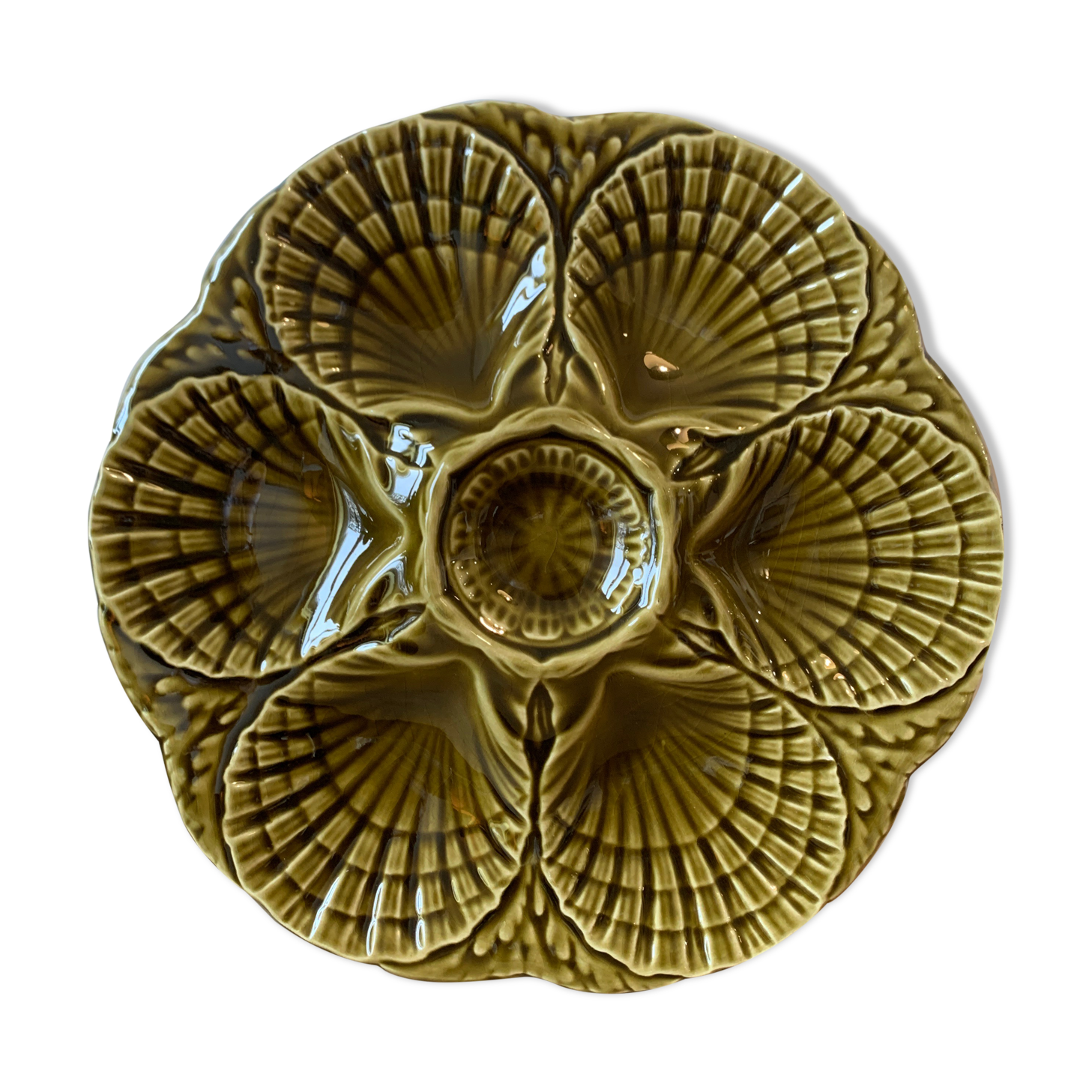 Plate shellfish Sarreguemines