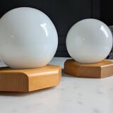 80's Wall Sconces Duo